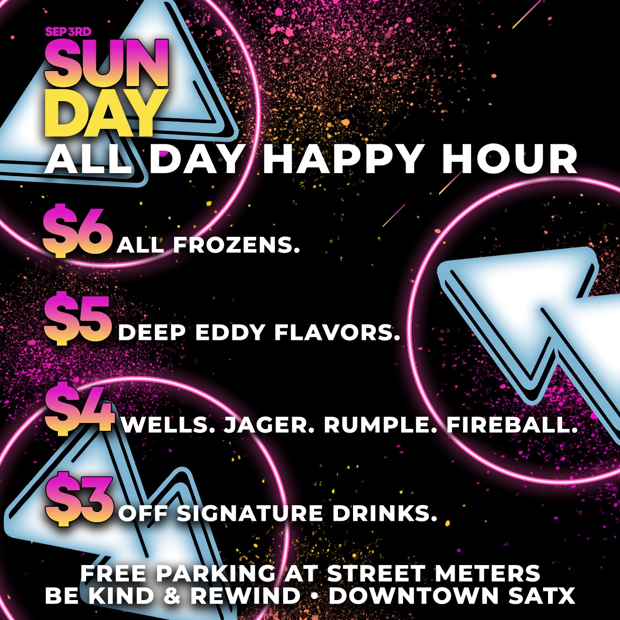 sunday all day happy hour